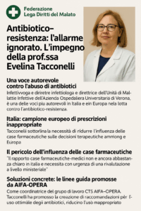 Antibiotico-resistenza: l’allarme ignorato. L’impegno della prof.ssa Evelina Tacconelli per una medicina libera da condizionamenti