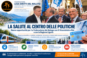 LA SALUTE AL CENTRO DELLE POLITICHE: NUOVE PROSPETTIVE DAL DIALOGO CON IL VICEMINISTRO RIXI E LA REGIONE LIGURIA